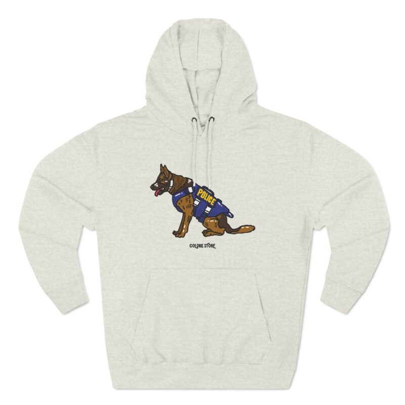 Funny Police Dog Hoodie - Cozy Fleece with Cute Canine Design - Image 21