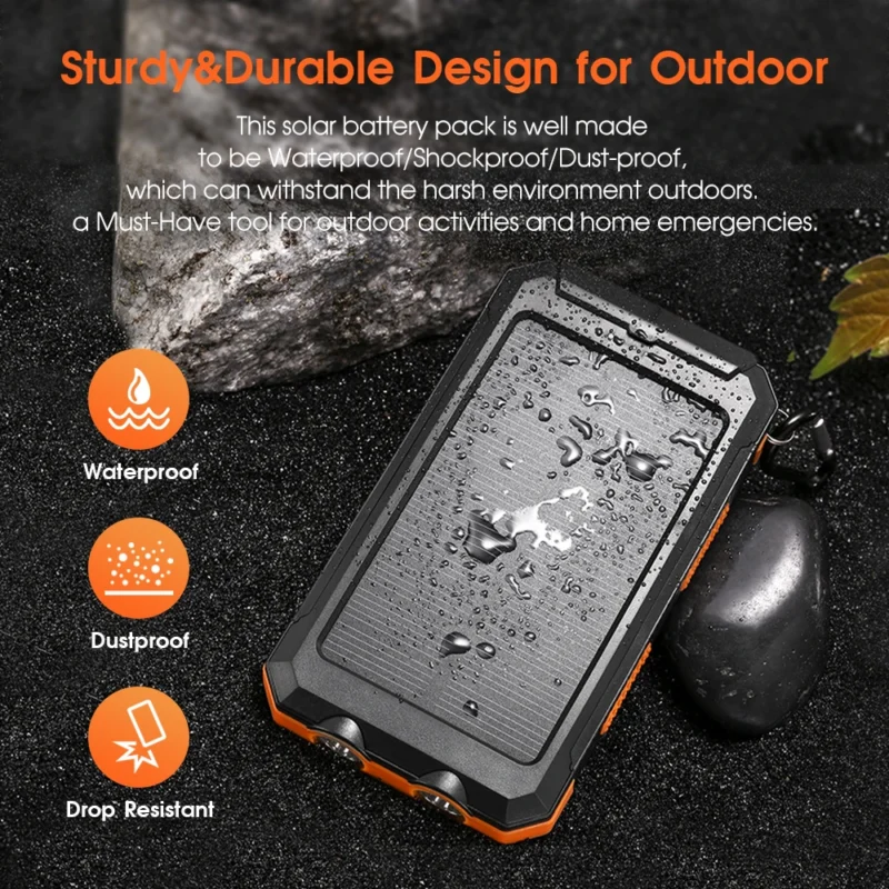 Portable Solar Power Bank 10000mAh - Image 5