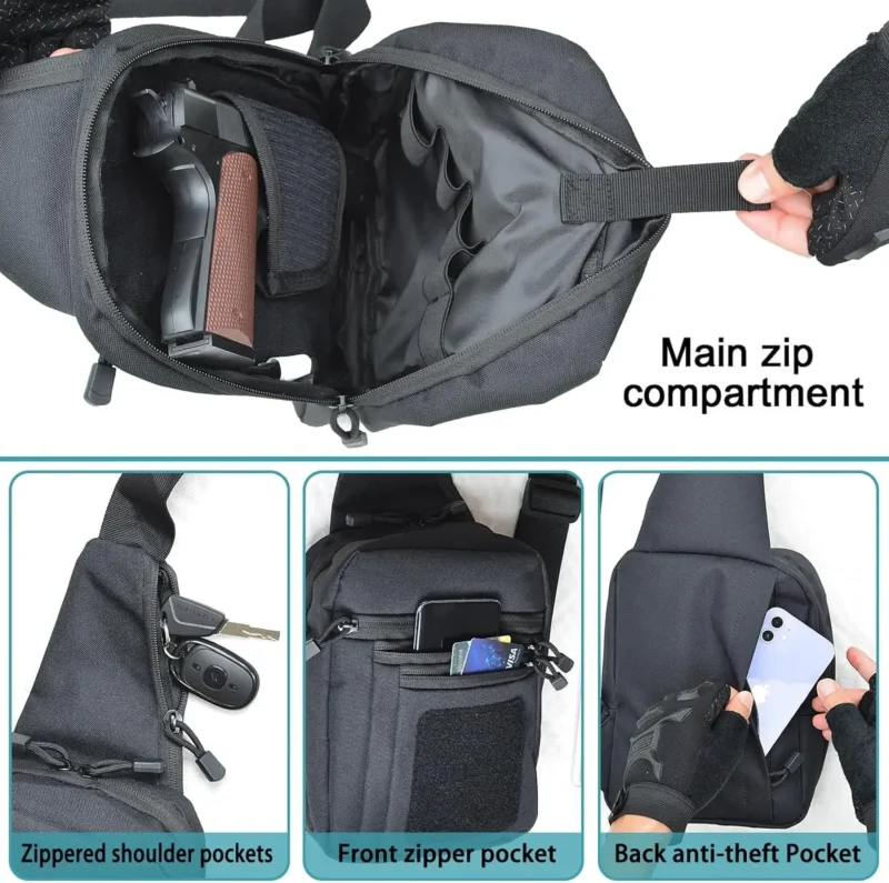 Shoulder Bag for Concealed Carry - Image 3