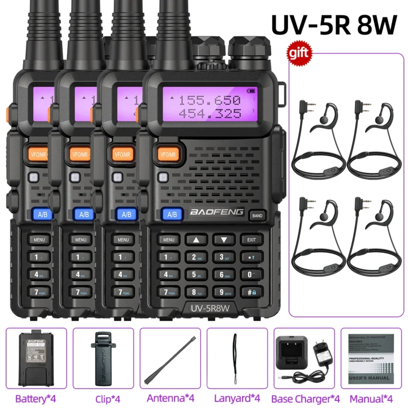 8W Dual Band Walkie Talkie - Image 11