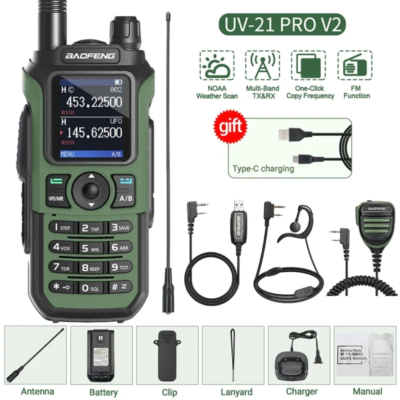 UV-21 PRO Walkie Talkie