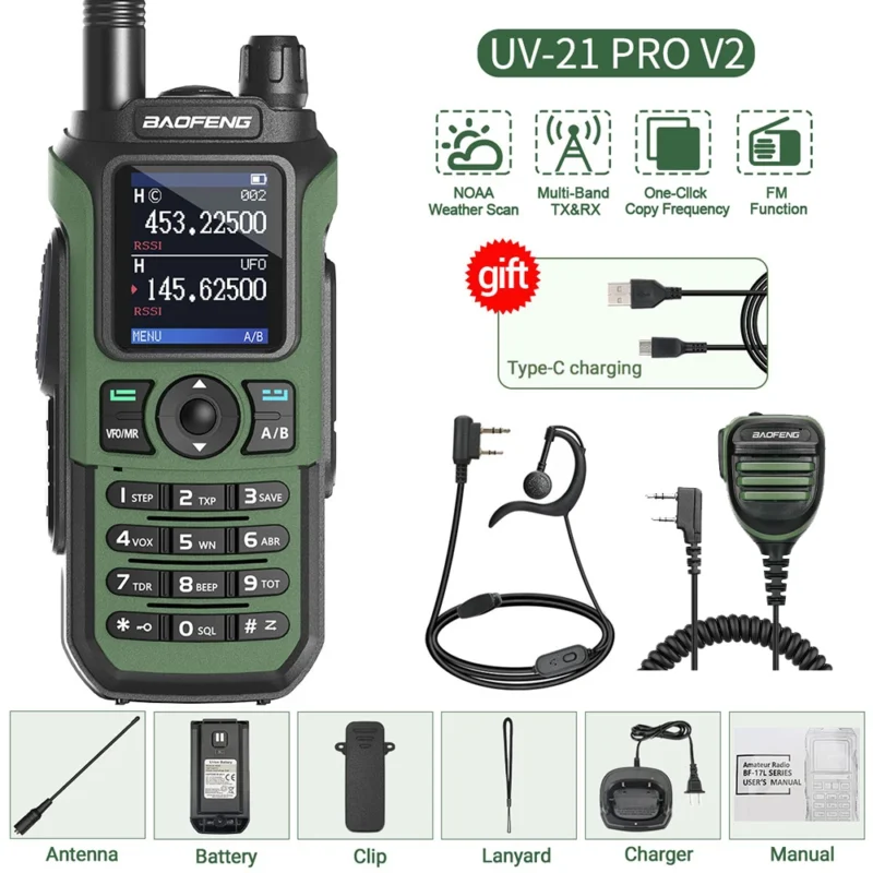 UV-21 PRO Walkie Talkie