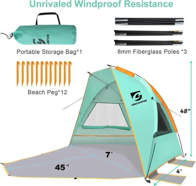 Outdoor Pop Up Beach Tent - Image 7