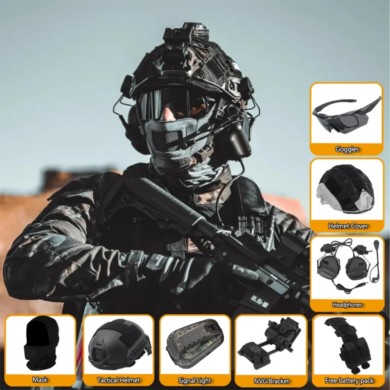 Airsoft Fast Helmet Set - Image 2