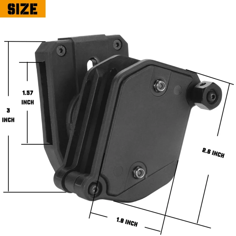 IPSC USPSA IDPA Competition Magazine Pouch Multi-Angle Speed Pistol Mag Holster Carrier Hunting Gear - Image 6