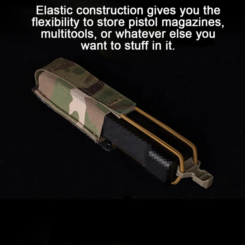 Single Plate Carrier Pistol Mag Pounch - Image 4