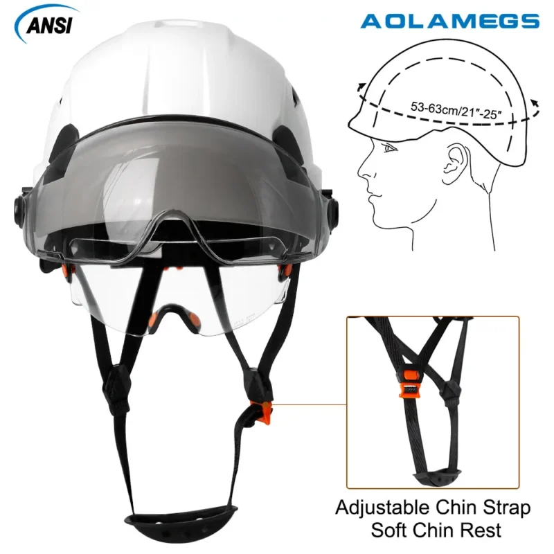 Safety Construction Helmet With Bluetooth 5.0 Noise Reduction Earmuffs - Image 3