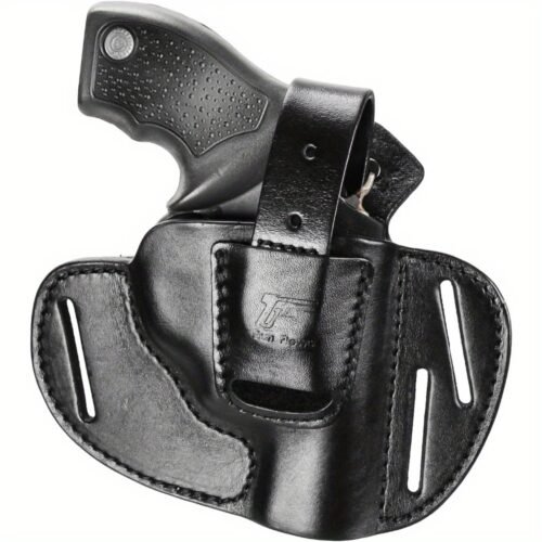Handmade Leather OWB Holster | for S&W J Frame, 38 Special Revolvers Rug LCR, S&W 442/ 642, Taurus, Charter, and Other 38 Special Snub Nose Revolvers up to 2.25