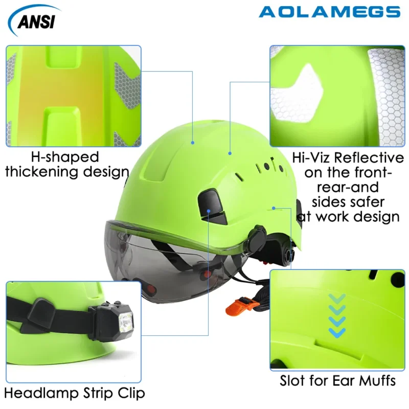 CE Construction Safety Hard Hat Helmet - Image 5