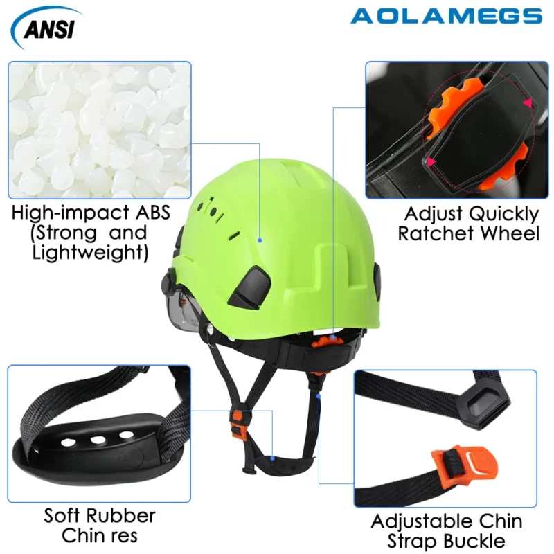 CE Construction Safety Hard Hat Helmet - Image 6