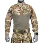 Combat Tactical Shirt Mens Long Sleeve Camouflage Uniform Tops Army Training Hunting Clothing Outdoor Sports Hiking Shirt