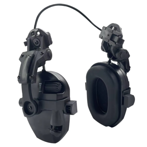 Helmet Mounted Ear Pro Black