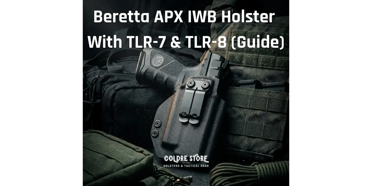 Beretta APX IWB Kydex holster Streamlight TLR-7 TLR-8 light bearing concealed carry