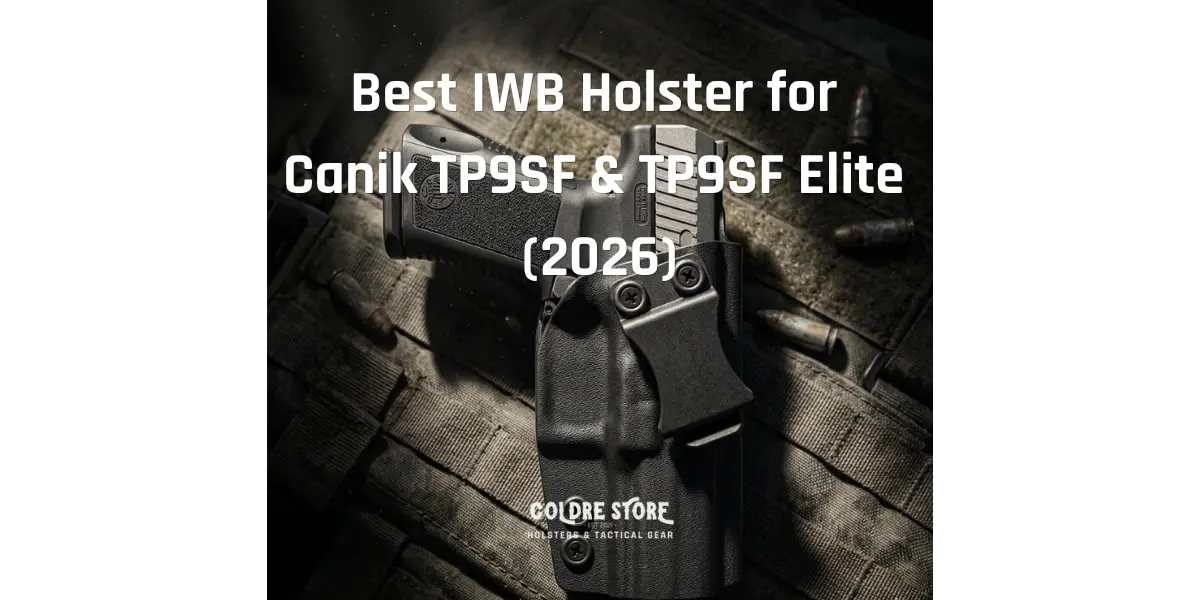Canik TP9SF TP9SF Elite IWB Kydex holster concealed carry strong side