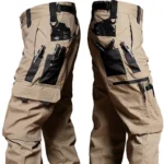 Men's Work Cargo Pants with straight fit and multi-pocket design